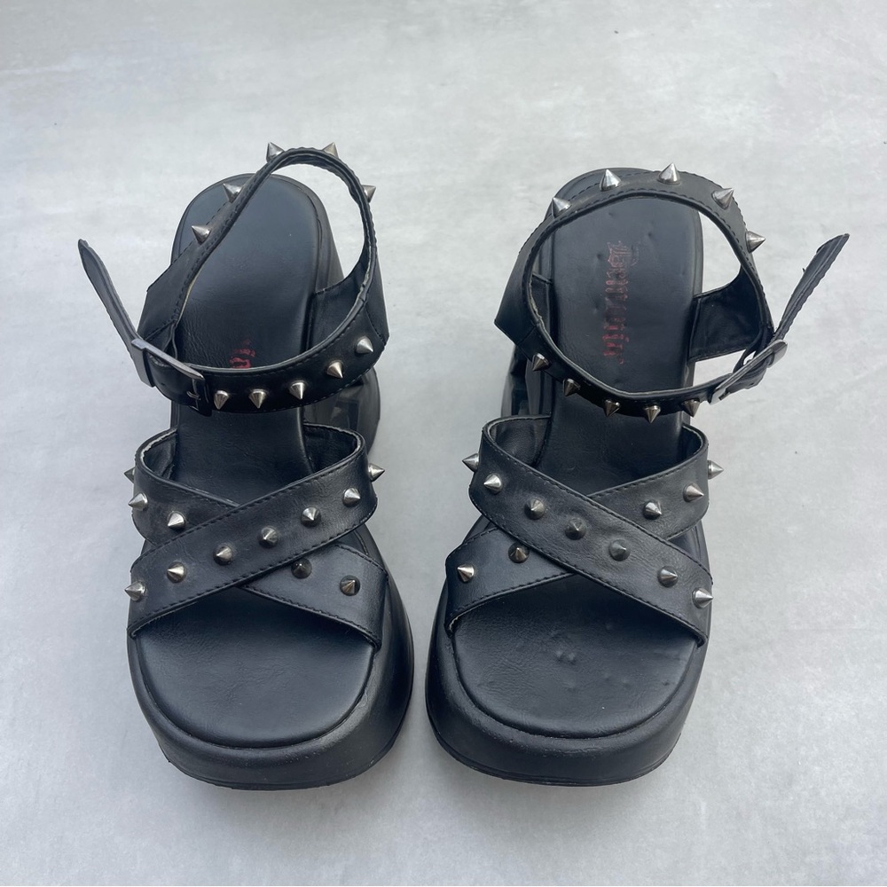 Demonia Dynamite 02 Platform Sandals - Picture 4 of 6